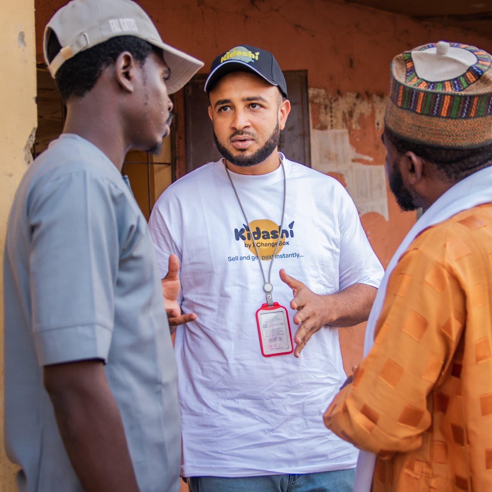 Kidashi team meeting community leaders in Rigachikun